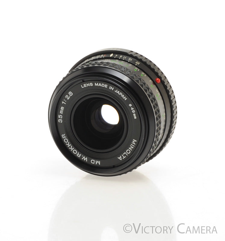 Minolta W.Rokkor 35mm f2.8 MD Wide Lens [EXC+] - Victory Camera