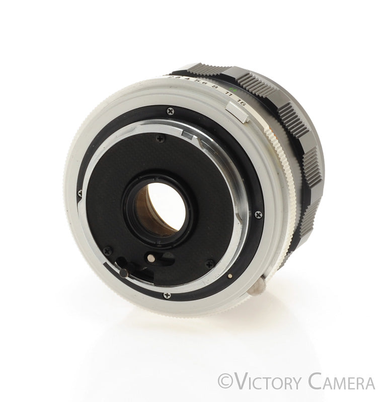 Minolta W.Rokkor-HG 35mm f2.8 MD Wide Lens w/ Case + Shade [EXC-]