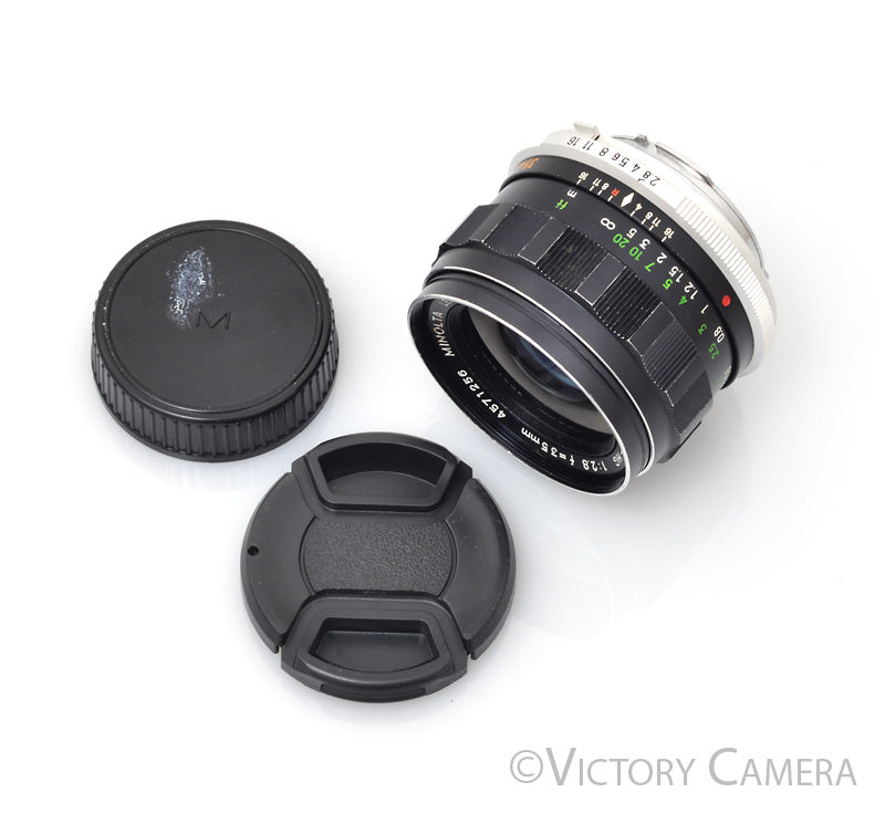 Minolta MC W.Rokkor-HG 35mm f2.8 MD Wide Lens [EXC+] - Victory Camera