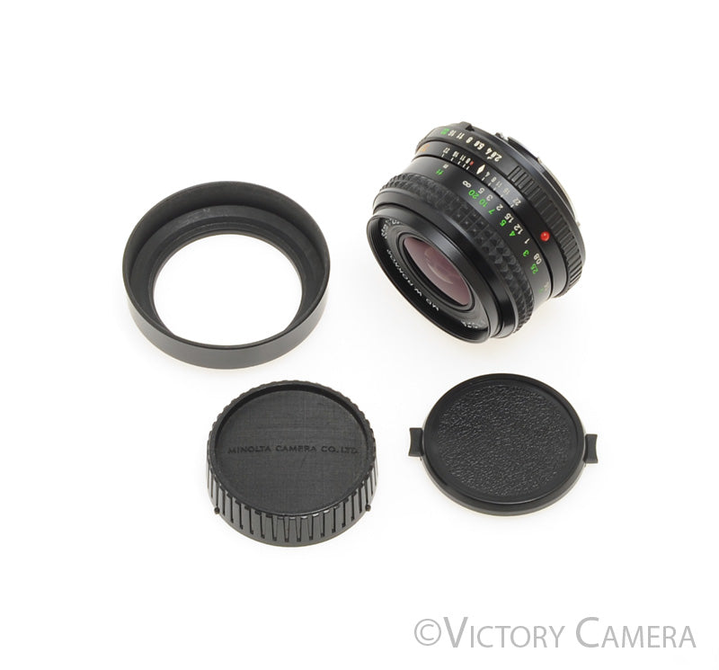Minolta W.Rokkor 35mm f2.8 MD Wide Lens [EXC+] - Victory Camera