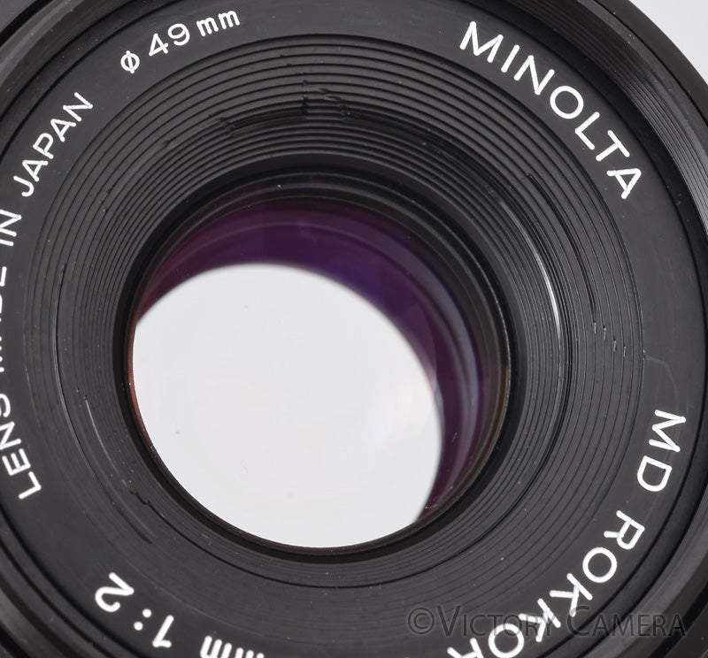 Minolta MD Rokkor-X 45mm f2 Manual Focus Pancake Prime Lens [EXC-] - Victory Camera