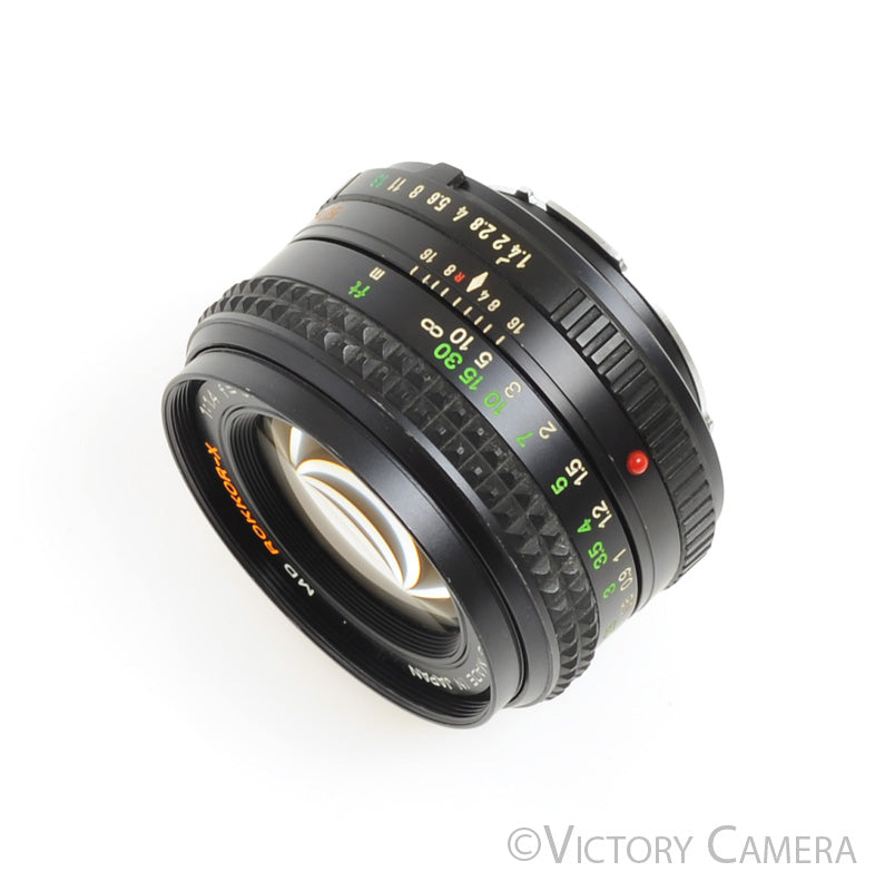 Minolta MD Rokkor-X 50mm f1.4 Manual Focus Prime Lens [EXC+] - Victory Camera