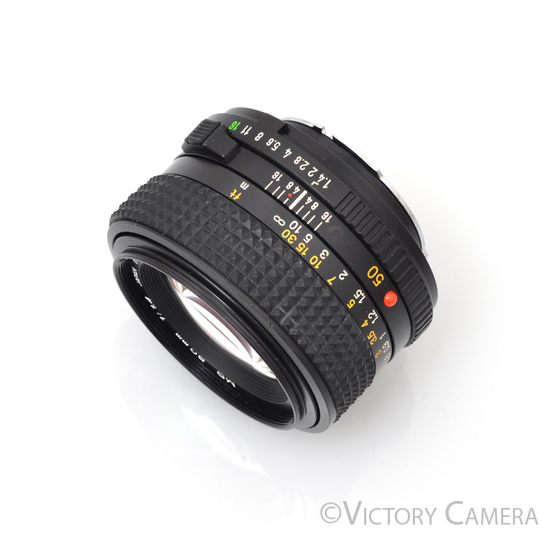 Minolta MD Rokkor 50mm f1.4 Manual Focus Prime Lens [EXC-]