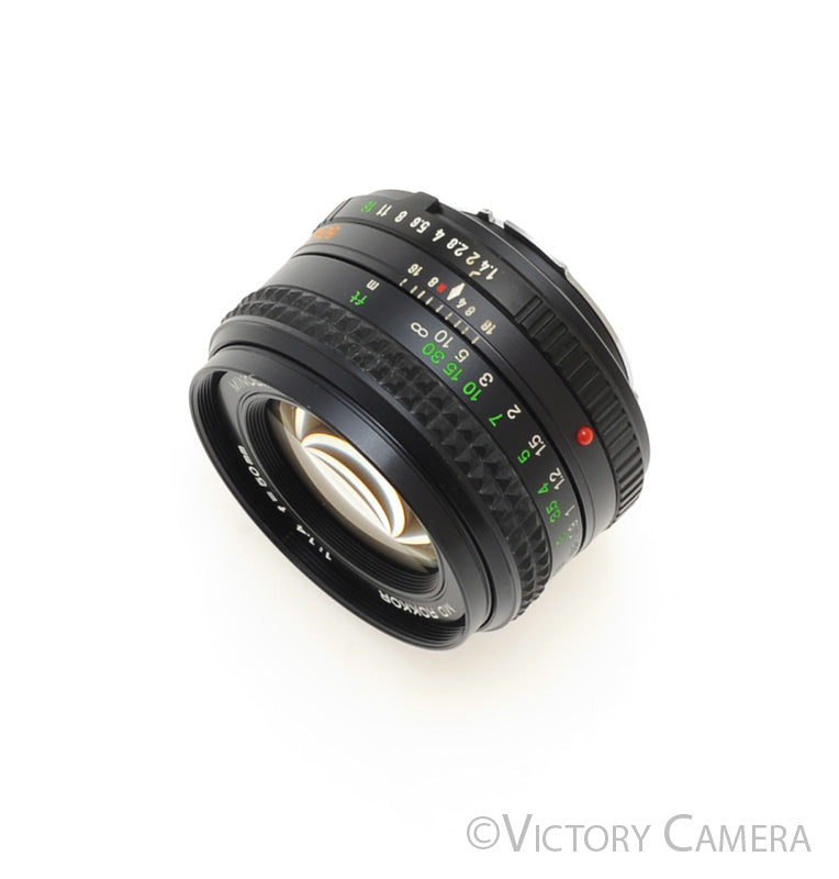 Minolta MD Rokkor 50mm f1.4 Manual Focus Prime Lens [EXC] - Victory Camera