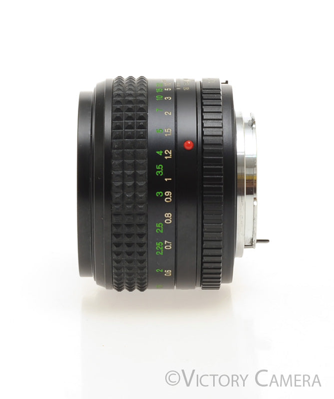 Minolta MD Rokkor-X 50mm f1.2 FAST Prime Lens -Small Fungus- [GOOD] - Victory Camera