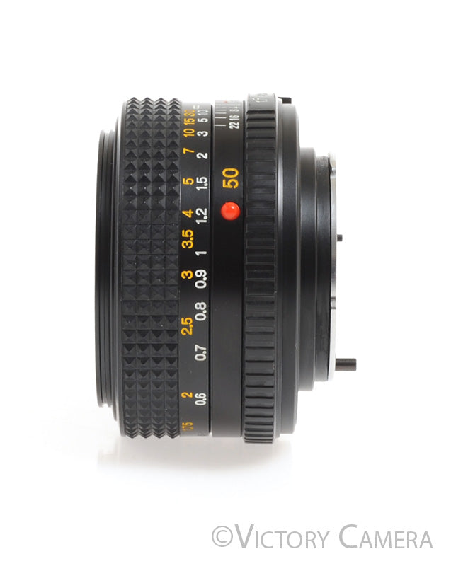 Minolta MD 50mm f1.7 Manual Focus Prime Lens -Tiny Marks- - Victory Camera