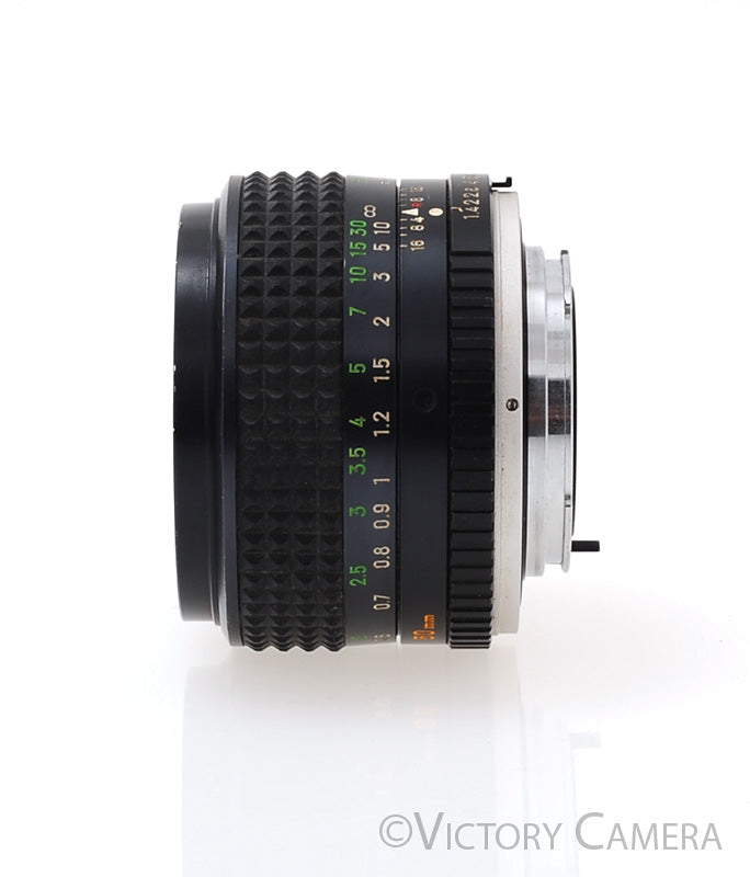 Minolta MC Rokkor-X PG 50mm f1.4 Manual Focus Prime Lens [EXC] - Victory Camera