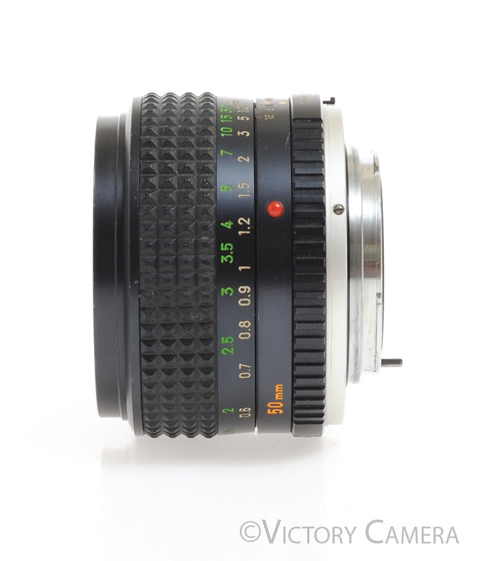 Minolta MC Rokkor-PG 50mm f1.4 Prime Lens - Victory Camera