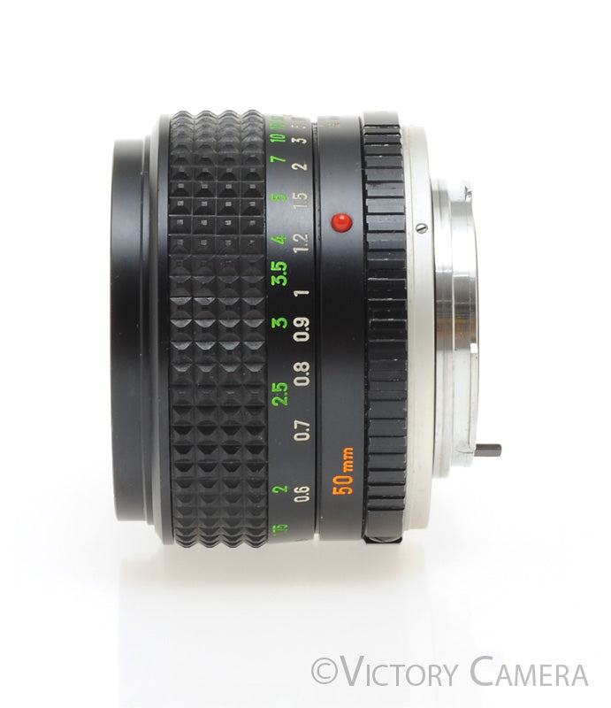 Minolta MD Rokkor-X 50mm f1.4 Manual Focus Prime Lens [EXC] - Victory Camera