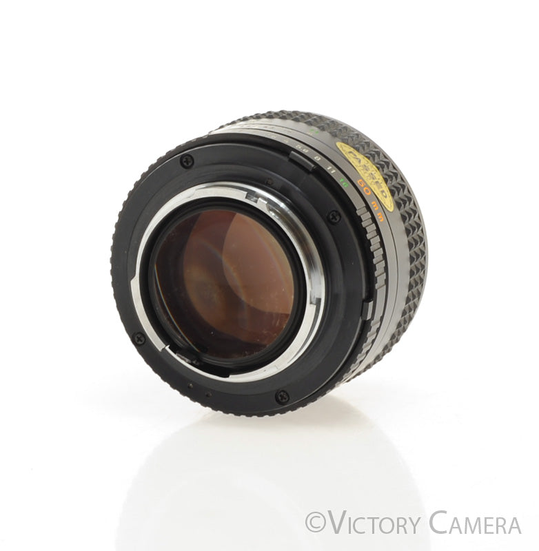 Minolta MD Rokkor-X 50mm f1.2 FAST Prime Lens -Small Fungus- [GOOD] - Victory Camera
