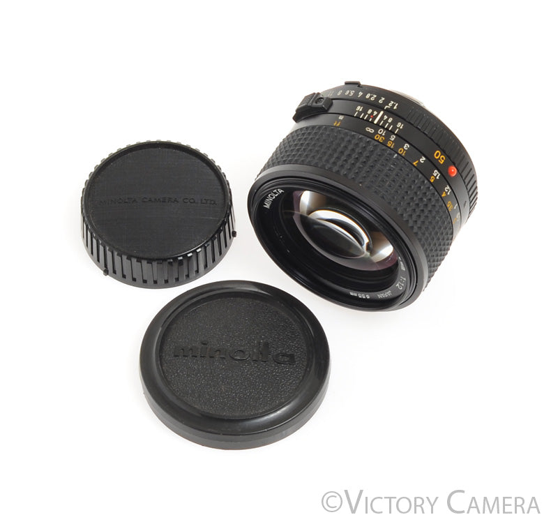 Minolta MD 50mm f1.2 FAST Manual Focus Prime Lens [EXC+]
