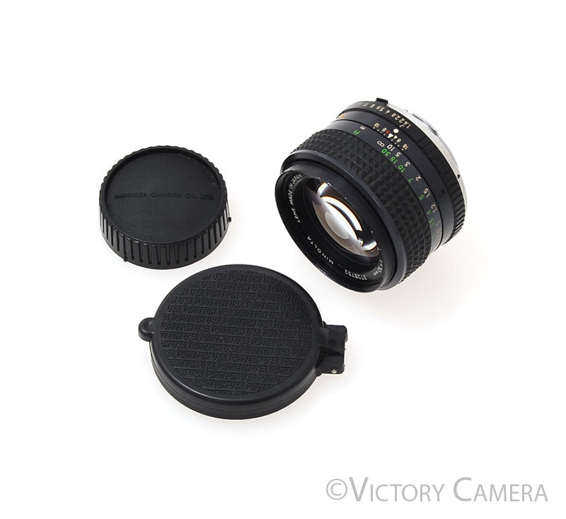 Minolta MC Rokkor-X PG 50mm f1.4 Manual Focus Prime Lens [EXC] - Victory Camera