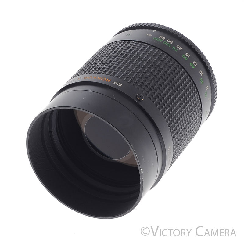 Minolta RF Rokkor-X 500mm f8 Telephoto Mirror Lens [EXC-] - Victory Camera