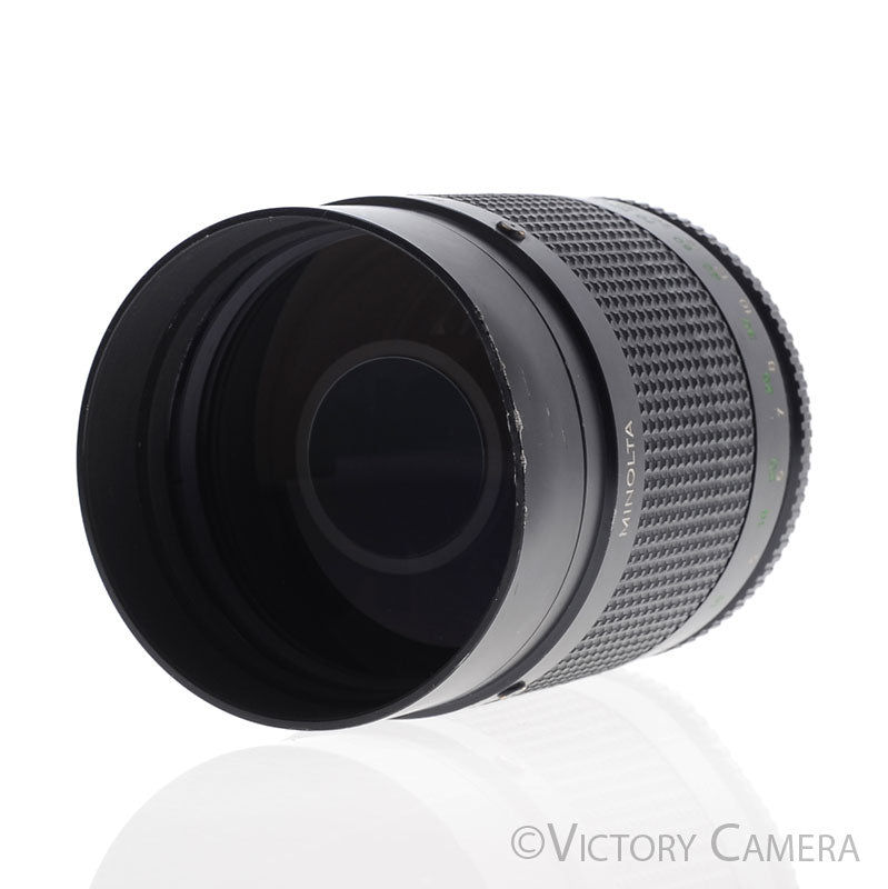 Minolta RF Rokkor-X 500mm f8 Telephoto Mirror Lens [EXC-] - Victory Camera