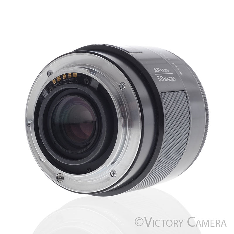 Minolta Maxxum 50mm f2.8 AF Macro Lens For Sony A Mount  [EXC] - Victory Camera