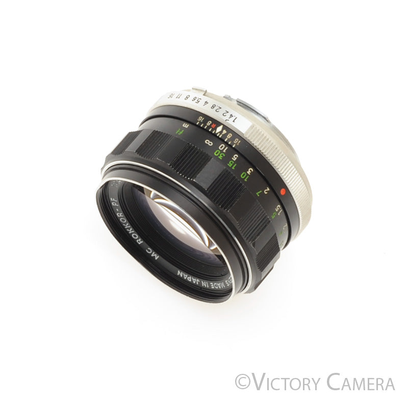 Minolta Rokkor-PF MC 58mm F1.4 Prime Lens [GOOD] - Victory Camera