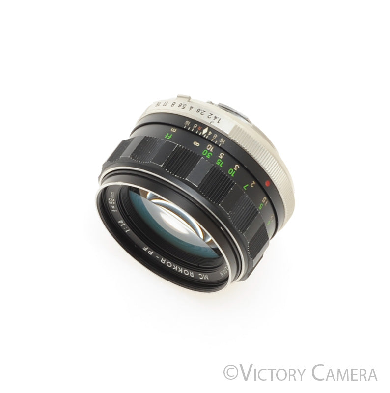 Minolta Rokkor-PF MC 58mm f1.4 Prime Lens [EXC-]