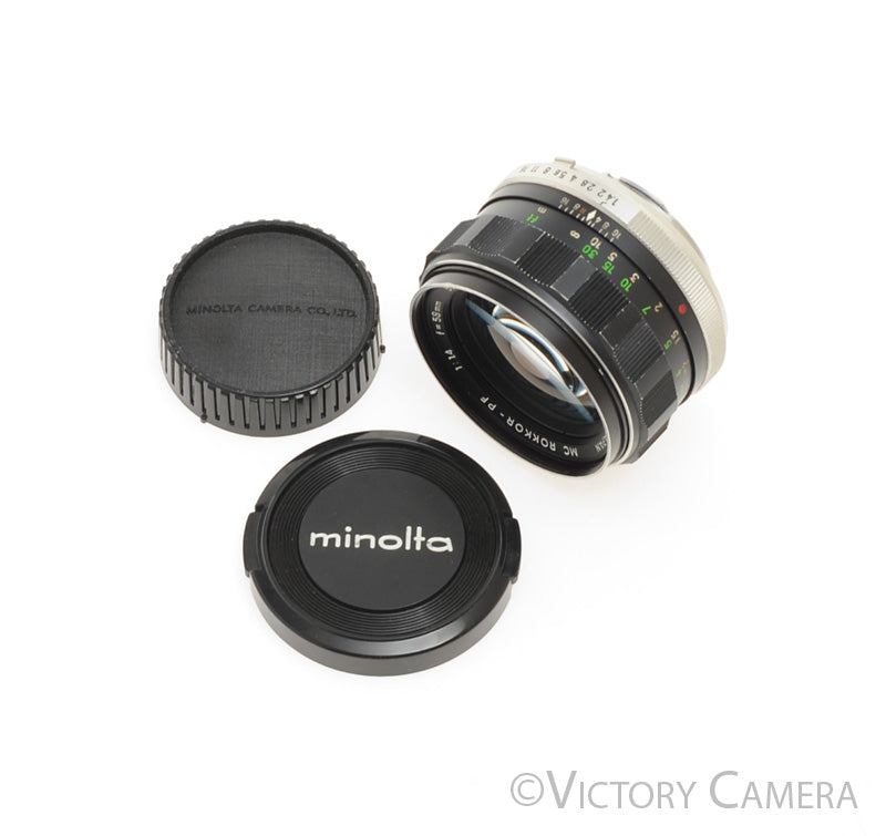 Minolta Rokkor-PF MC 58mm f1.4 Prime Lens [EXC-]