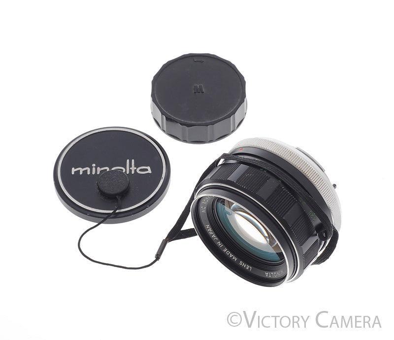 Minolta MC Rokkor-PF 58mm f1.4 Fast Prime Lens [EXC] - Victory Camera