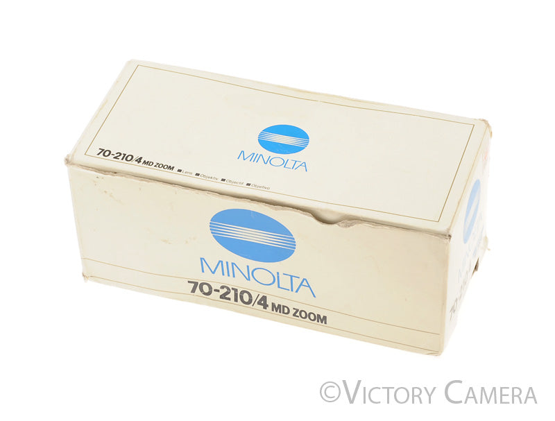 Minolta MD Zoom 70-210mm f4 Telephoto Zoom LensHere's a nice zoom lens [EXC-] - Victory Camera