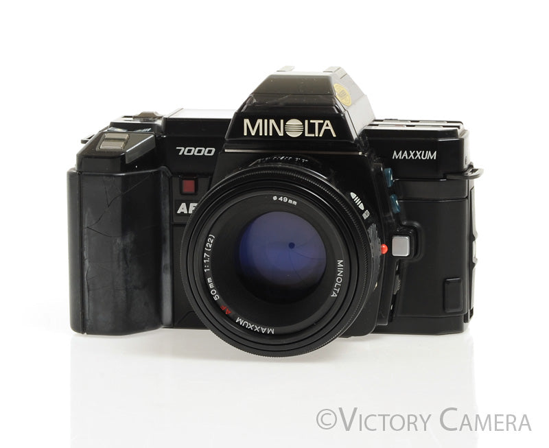 Minolta Maxxum 7000 35mm Film Camera with 50mm f1.7 Prime Lens [EXC-] - Victory Camera