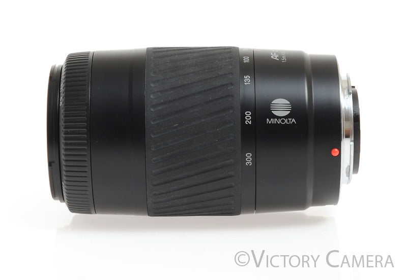 Minolta Maxxum 75-300mm f4.5-5.6 II Telephoto Zoom Lens -Clean in Box -