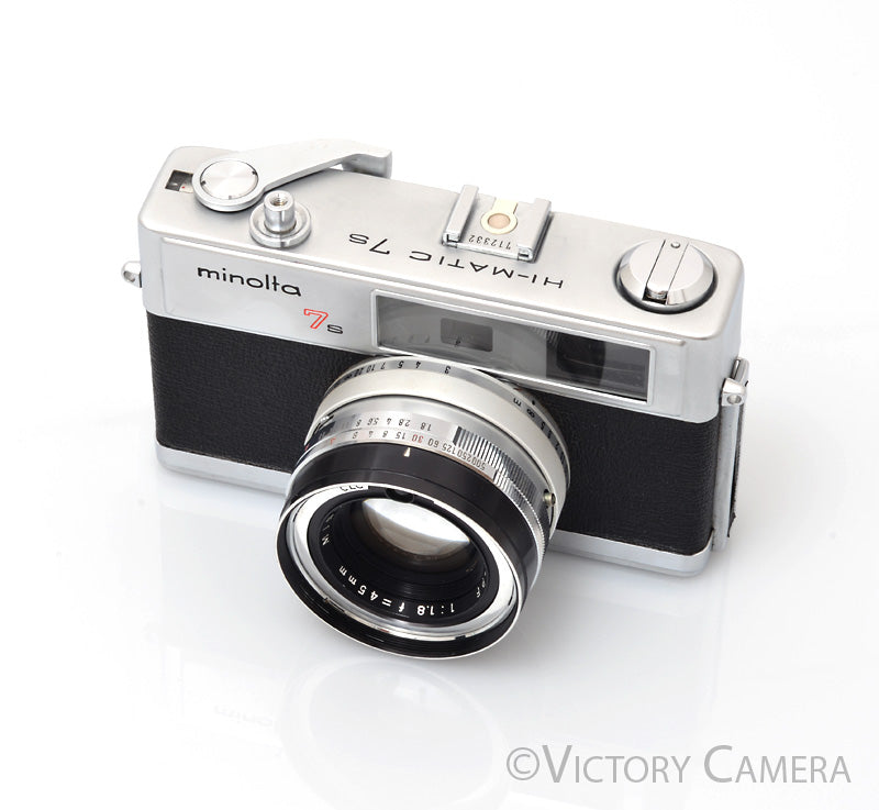 Minolta Hi-Matic 7s Rangefinder Camera with Rokkor 45mm f1.8 Lens  [GOOD]