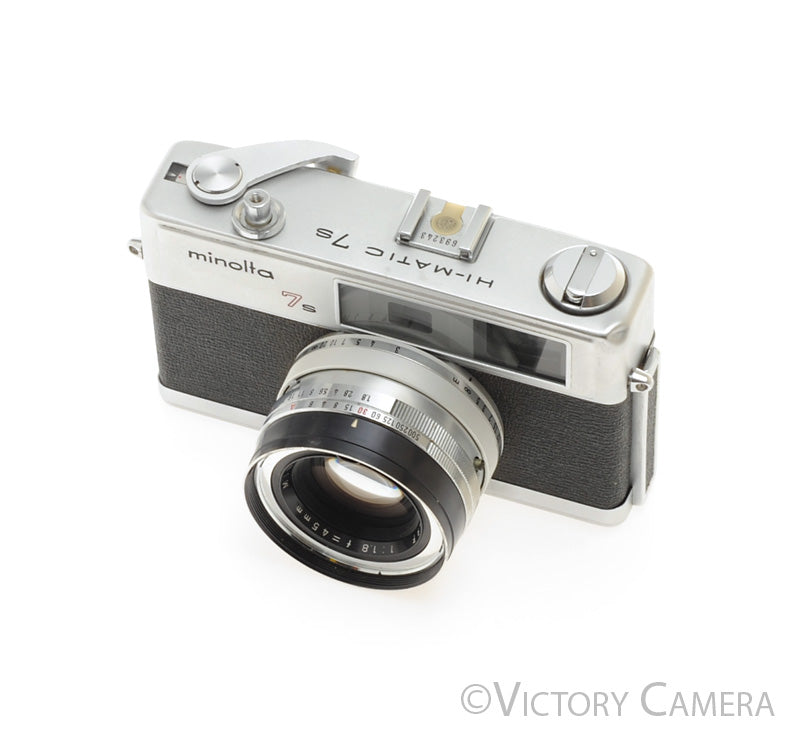Minolta Hi-Matic 7s Rangefinder Camera with Rokkor 45mm f1.8 Lens [EXC