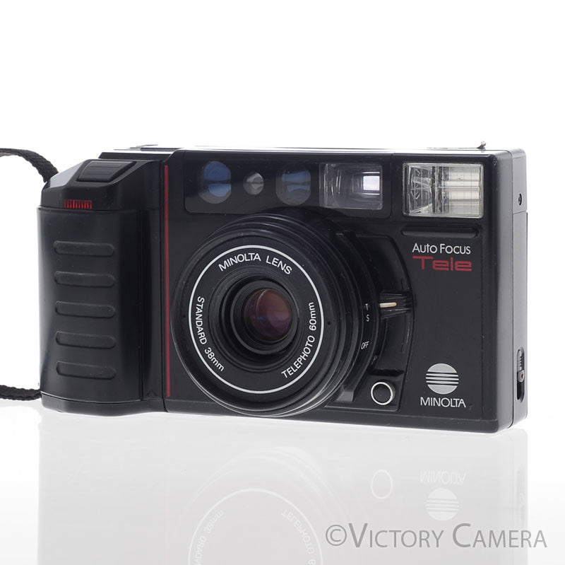 Minolta AF-Tele 35mm Point & Shoot Film Camera [EXC] - Victory Camera