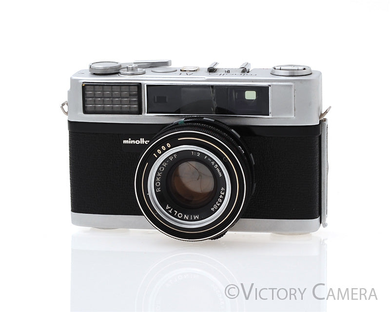 Minolta AL Rangefinder Film Camera w/ 45mm f2 Lens [GOOD] - Victory Camera