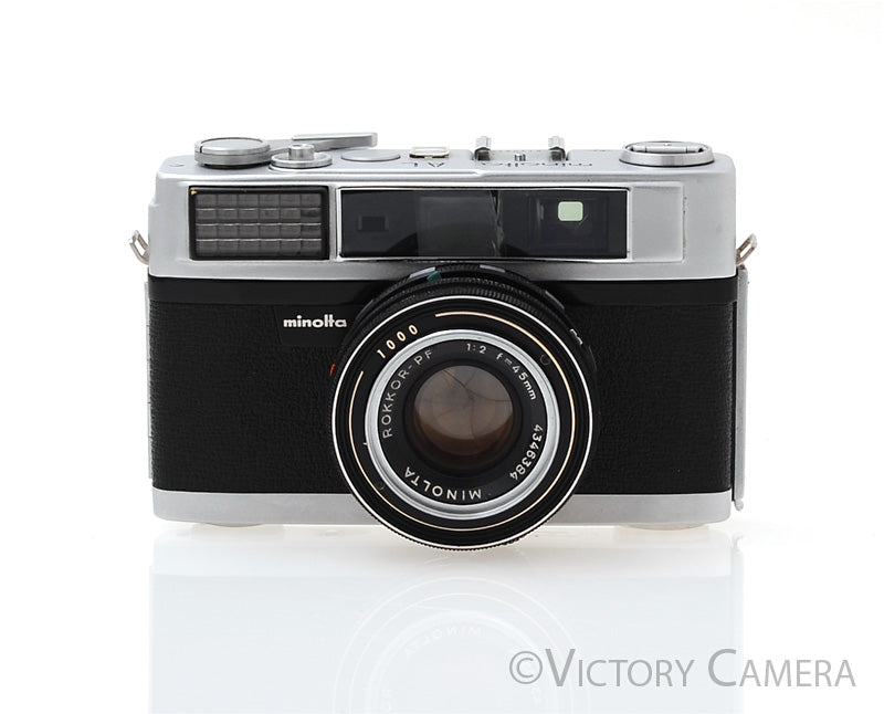 Minolta AL Rangefinder Film Camera w/ 45mm f2 Lens [GOOD] - Victory Camera