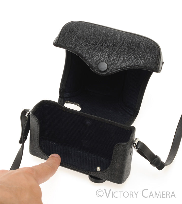 Minolta Black Leather Ever Ready Case for Hi-Matic E [EXC+] - Victory Camera