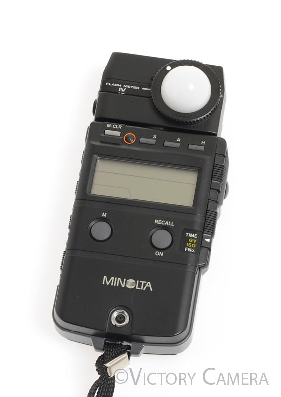 Minolta Auto Meter IV Light Meter / Flash Meter w/ Case -Clean, Accurate- - Victory Camera