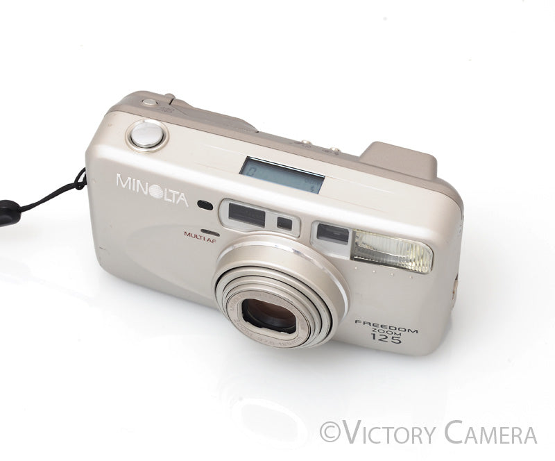 Minolta Freedom Zoom 125 35mm Point & Shoot Film Camera 37.5-12mm Lens [EXC] - Victory Camera