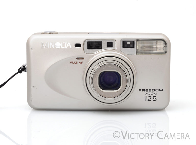 Minolta Freedom Zoom 125 35mm Point & Shoot Film Camera 37.5-12mm Lens [EXC] - Victory Camera