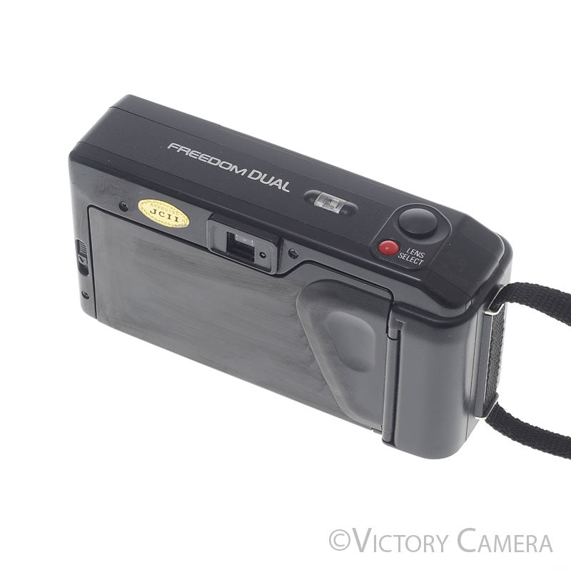 Minolta Freedom Dual 35mm Point & Shoot Film Camera w/ 35mm + 50mm Lens [EXC] - Victory Camera