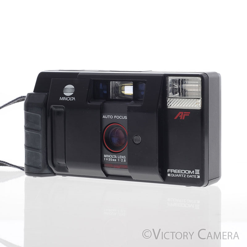 Minolta Freedom III 35mm Point & Shoot Film Camera w/ 35mm f2.8 Lens [EXC]