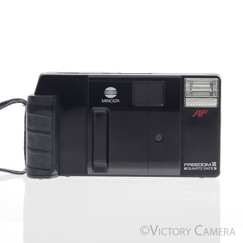 Minolta Freedom III 35mm Point & Shoot Film Camera w/ 35mm f2.8 Lens [EXC]