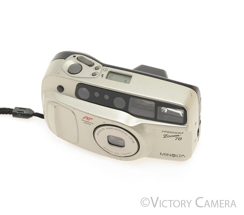 Minolta Freedom Zoom 70 w/ Date 35mm Point &amp; Shoot w/ 35-70mm Lens [EXC] - Victory Camera