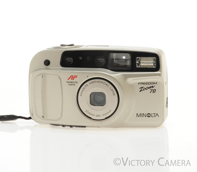 Minolta Freedom Zoom 70 w/ Date 35mm Point & Shoot w/ 35-70mm Lens [EXC] - Victory Camera