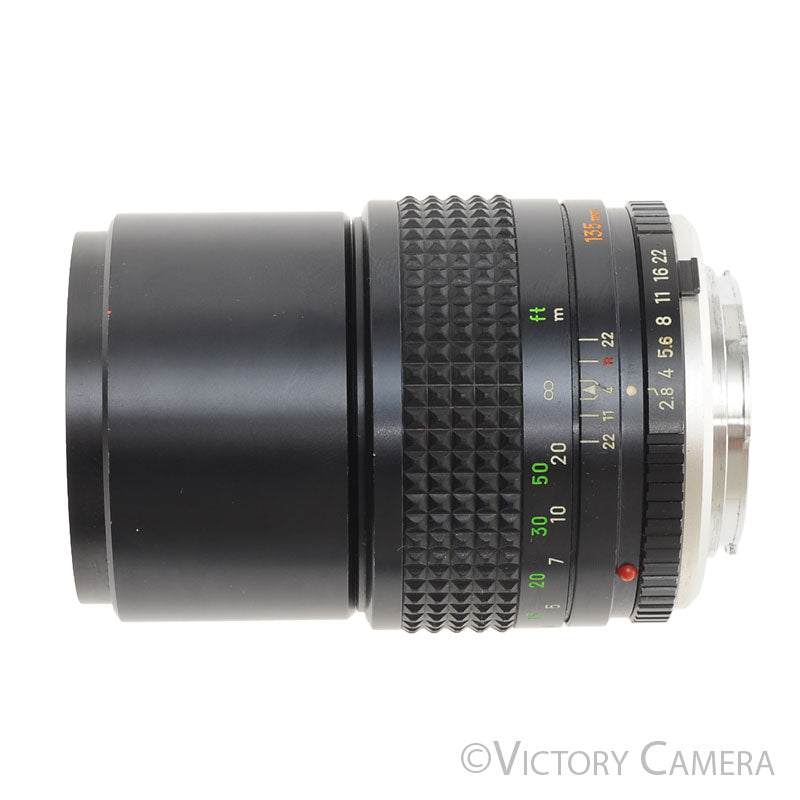 Minolta MC Tele Rokkor-X PF 135mm f2.8 Prime Lens [EXC+] - Victory Camera