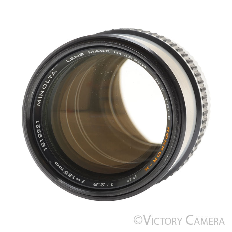 Minolta MC Tele Rokkor-X PF 135mm f2.8 Prime Lens [EXC+] - Victory Camera