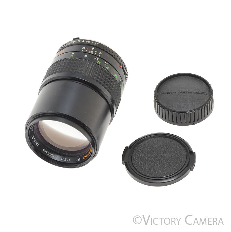 Minolta MC Tele Rokkor-X PF 135mm f2.8 Prime Lens [EXC+] - Victory Camera