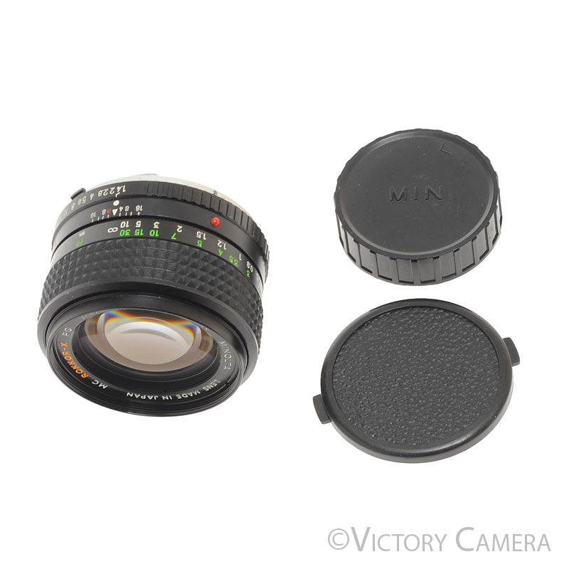 Minolta MC Rokkor-PG 50mm f1.4 Prime Lens [EXC+] - Victory Camera
