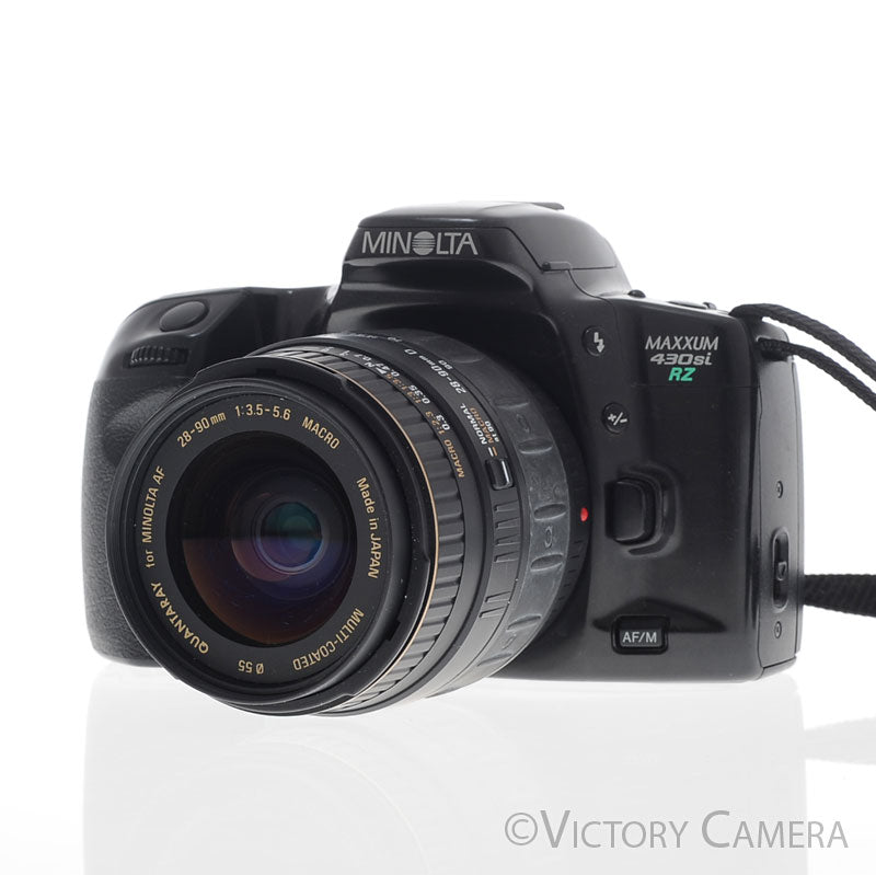 Minolta Maxxum 430si RZ 35mm Film Camera w/ 28-90mm AF Zoom Lens [EXC] - Victory Camera