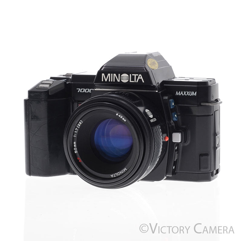 Minolta Maxxum 7000 35mm Film Camera with 50mm f1.7 Prime Lens  [EXC] - Victory Camera