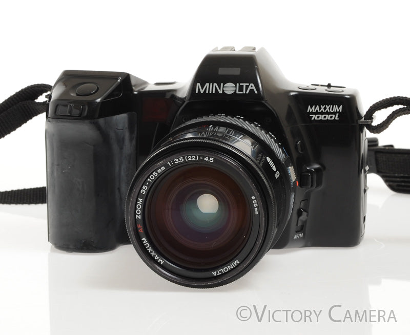 Minolta Maxxum 7000i 35mm AF Film Camera w/ 35-105mm Zoom Lens - Victory Camera