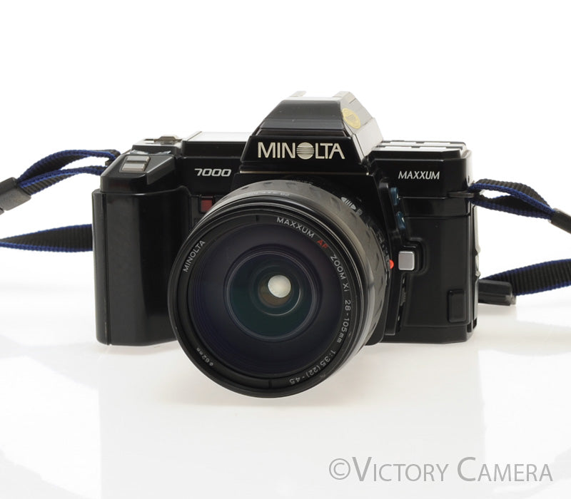 Minolta Maxxum 7000 35mm Autofocus Film Camera with 28-105mm Zoom Lens [EXC] - Victory Camera