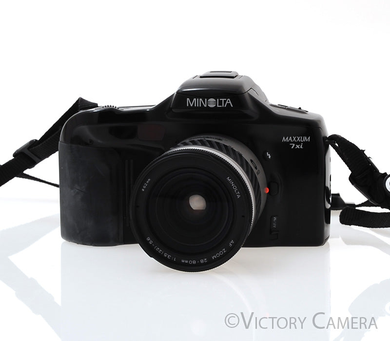 Minolta Maxxum 7xi 35mm Autofocus Film Camera w/ 28-80mm Lens [EXC]