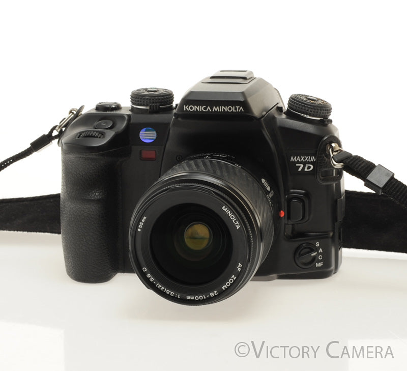 Konica Minolta Maxxum 7D 6.1MP Digital Camera w/ 28-100mm Lens [EXC] - Victory Camera